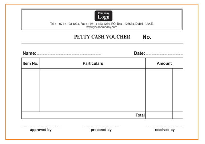 Petty Cash Meaning Template Accounting Example