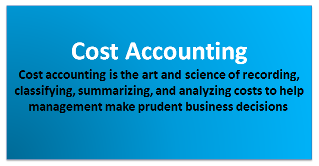 nature and scope of cost accounting
