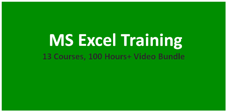 MS Excel training Course