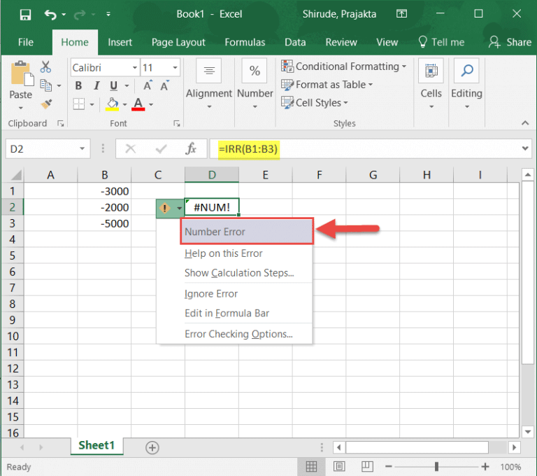 Calculate IRR in Excel How to Use IRR Function? (with Examples)