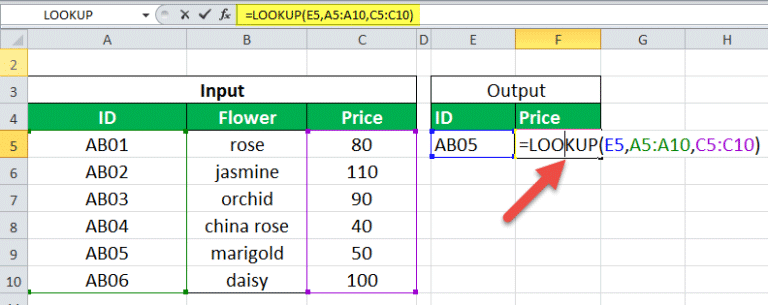 Lookup Function In Excel Tutorial Examples How To Use 9324