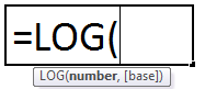 LOG Formula