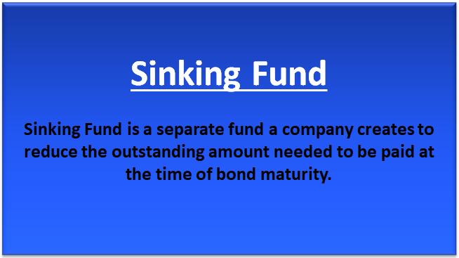 Sinking Fund Provision Examples How Sinking Funds Work