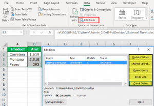 permantly disable links in excel