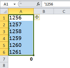 Using Text to Column Step 1