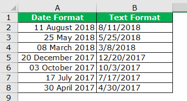 date to text example 3-5