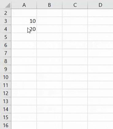 AutoFill in Excel - Example 2