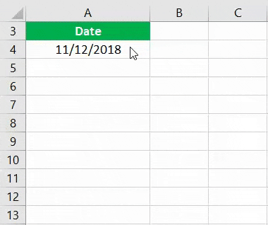 AutoFill in Excel - Example 3-1