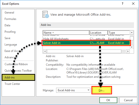 download of solver for excel for microsoft