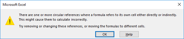 Circular Reference In Excel How To Find And Resolve Circular Reference