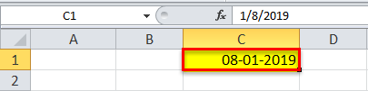 Date Custom Format example 1-3