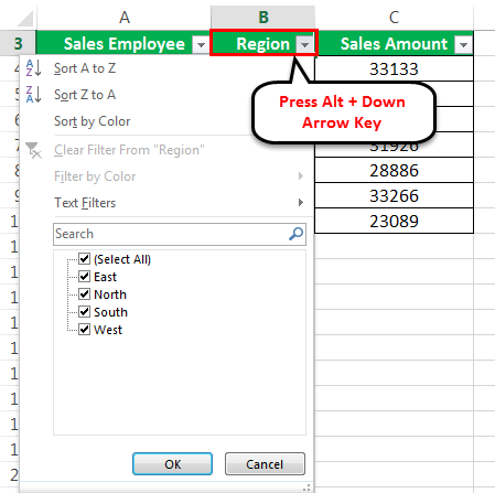Filter Shortcut In Excel Top 7 Keyboard Shortcuts For Filters In Excel