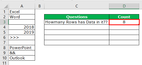 Row Count Voorbeeld 2-1