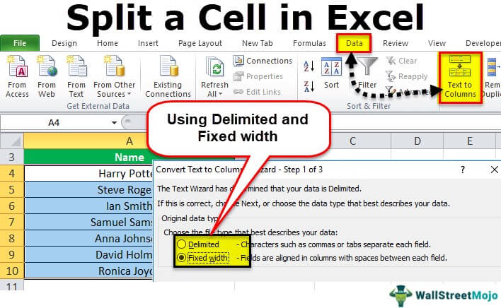 excel split cells without deleting data