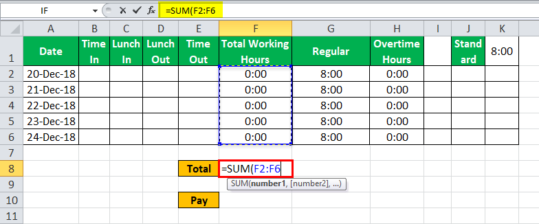 Timesheet in Excel | Guide to Create Timesheet Calculator ...