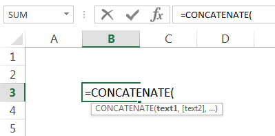 Concatenate Formula