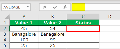 Excel Logical Operators - Step 2