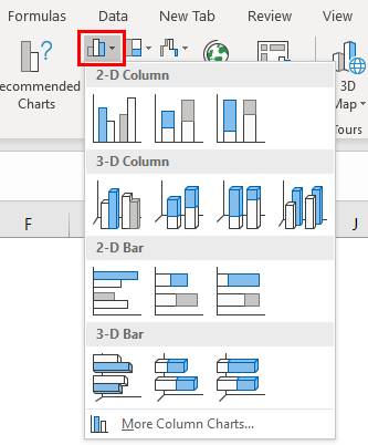Excel Chart Wizard Step 4
