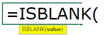 ISBLANK Formula