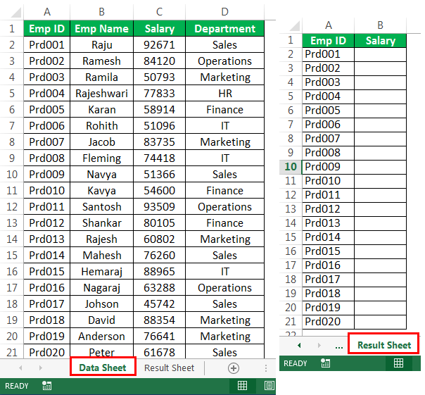 Vlookup From Anothersheet Example 2