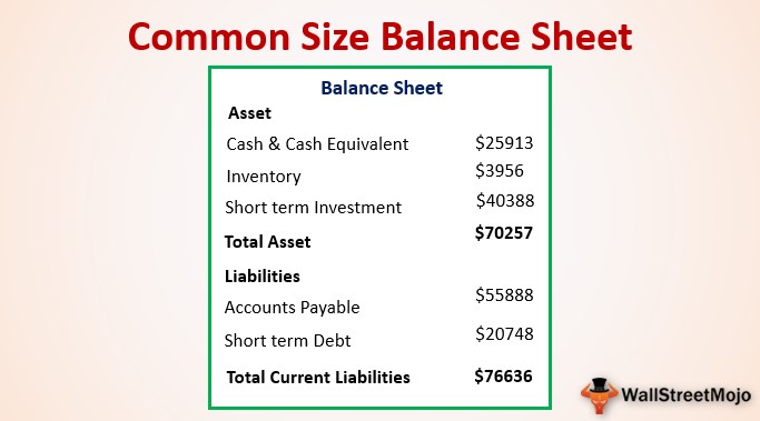 common size balance sheet analysis format examples items on the income statement