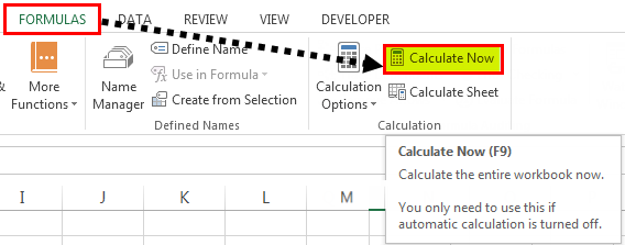 Excel Formual Not Working Example 3-3