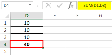 Excel Formual Not Working Example 3