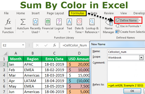 Excel Bar Chart Color Based On Cell Color