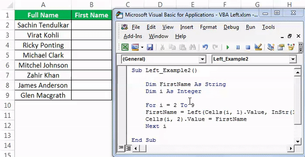 Visual Basic Application Example 2-8