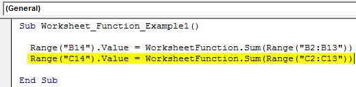 WorksheetFunction Example 1-6