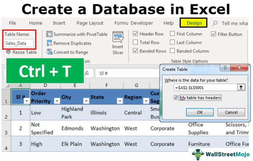 Database in Excel