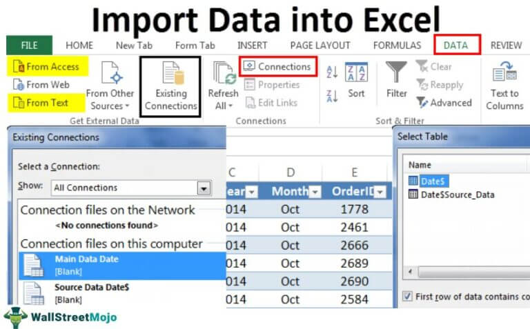 Import Data Into Excel Step By Step Guide To Import Data In Excel 8870