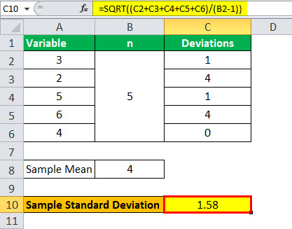 Sample Standard deviation formula example1.3jpg
