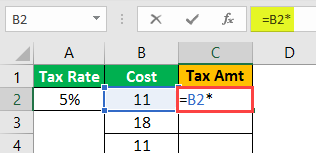 Dollar in Excel Example -1.0.5
