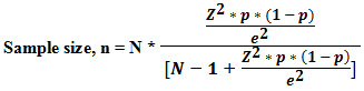 Sample size formula 1