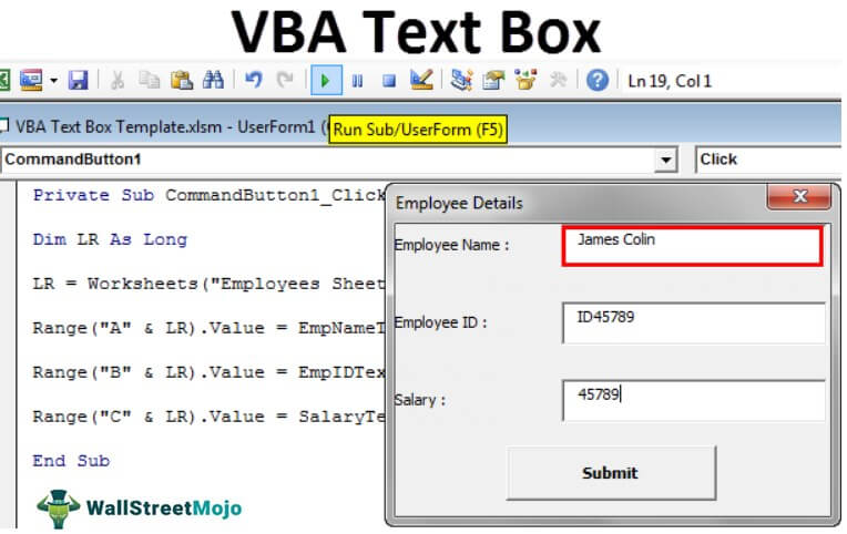text form field word 2013 in vba