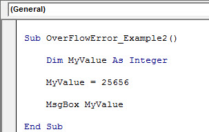 overflow error example 2.1