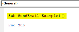 vba send email example 1.1