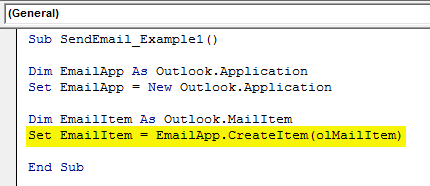 vba send email example 1.5