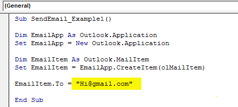 vba send email example 1.7