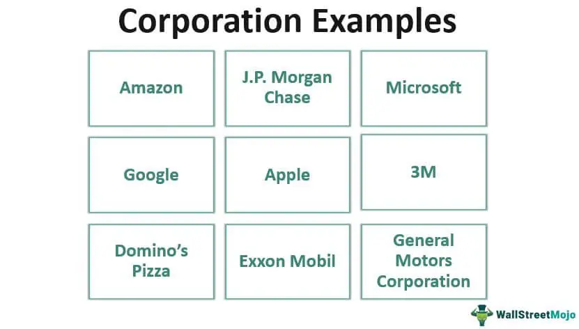 Corporation Examples