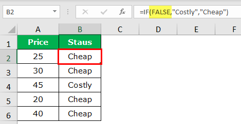 Đánh giá công thức Excel Ví dụ 1-2