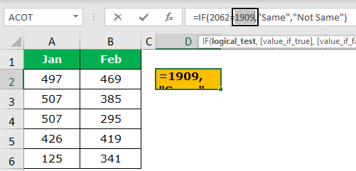 Đánh giá công thức Excel Ví dụ 2-5