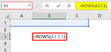 Rows Function in Excel Example2.0