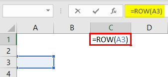 Rows Function in Excel Example5