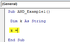 VBA AND Example 1-2