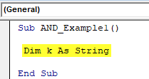 VBA AND Example 1-3