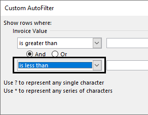 How to Filter in Excel Example 1.12