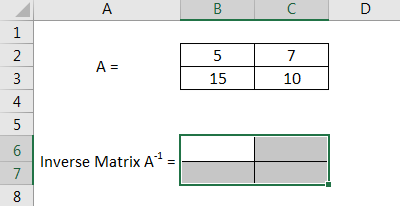 Inverse Matrix Example 1.3