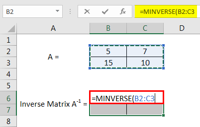 Inverse Matrix Example 1.5